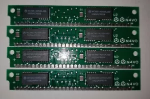 4-- 256kb SIMM 30 pin Motorola MCM84256S Memory DRAM - Picture 1 of 4
