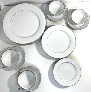 Noritake China Service For 4/Japan 6115 Whitehall Pat.# 194930/ Total of 20 pcs - Picture 1 of 4