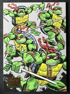 2019 Topps Art of TMNT /25 Tortues Ninja Teenage Mutant Leonardo Donatello Rare - Photo 1 sur 3