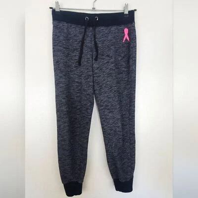 Pantalones deportivos para mujer Ideology grises negros teñidos espaciales mezcla de algodón talla pequeña Foto 1 de 4