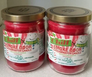 Smoke Odor Exterminator 13 oz Jar Candle, Chill Set of Two Candles. - Picture 1 of 2
