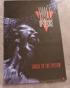 Wall of Silence Shock to the System 1992 A&M Records PROMO RARE Poster VGEX C7 - Bild 1 von 1