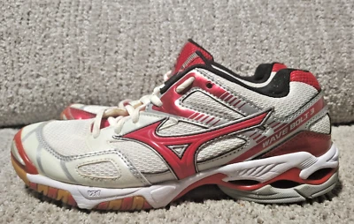 Mizuno Womens Wave Bolt 3 Volleyball Shoes Red White Size 9 - Image 1 of 4