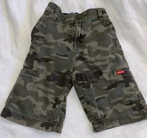 Levi's Boy's Youth Durable Twill Pockets Adjustable Waist Cargo Short Size 8 - Picture 1 of 6