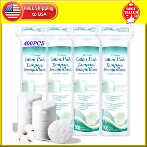 Premium Cotton Rounds for Face, 300 Count Makeup Remover Pads, 100% Pure & Natur - Picture 1 of 6