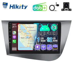 Radio DAB+ 32GB 9" CarPlay Android13 para Seat Leon 1P1 GPS Navi WIFI RDS + Cámara - Imagen 1 de 15