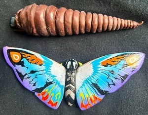 GODZILLA figure set RAINBOW MOTHRA and LARVA king action vs monsters battra kong - Picture 1 of 2