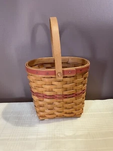 Longaberger - To Mom With Love - handwoven basket 2001 KSC NEW MINT 63/4”x7.5” - Bild 1 von 4