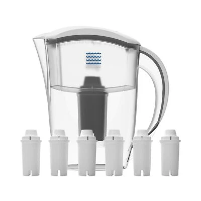 Drinkpod Alkaline Water Filter Pitcher 2.5L Includes 6 Water Filters - Image 1 of 4