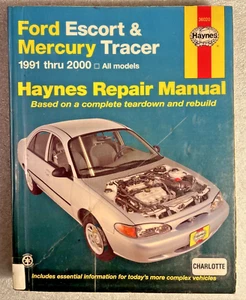 Haynes Ford Escort & Mercury Tracer 1991-2000 Tuneup Repair Manual 36020 - Picture 1 of 13