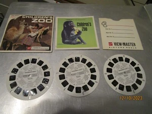 Juego de tres carretes View-Master zoológico infantil de San Diego década de 1960 b334 - Imagen 1 de 5