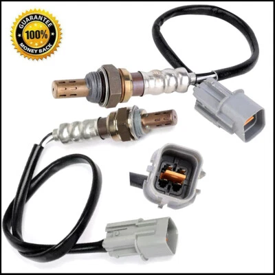 NUEVO 2 PIEZAS Sensor de oxígeno arriba+abajo Sensor de O2 para Hyundai Santa Fe V6 2003-06 2,7 L EE. UU. Foto 1 de 4