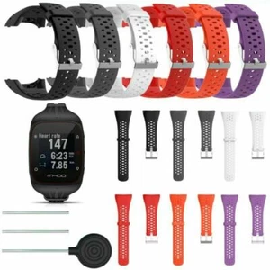 Cinturino orologio in silicone per Polar M400 M430 GPS Sport Smart Watch - Foto 1 di 18