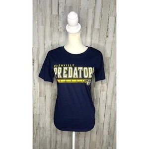 NWT NHL Nashville Predators Youth Large Navy Blue Graphic Short Sleeve T-Shirt - Picture 1 of 4