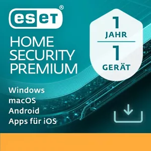 ESET HOME Security Premium / 1-Gerät / 1-Jahr / DEUTSCH / KEY (ESD) - Bild 1 von 1