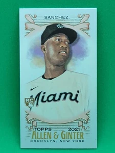 2021 Topps Allen & Ginter Mini A&G Back #287 Jesus Sanchez - Miami Marlins RC - Picture 1 of 2