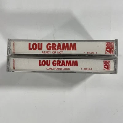 Лот из 2 винтажных рок-кассет Лу Грэмма Atlantic Records 1989 - Изображение 1 из 2