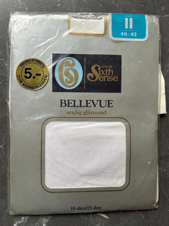 C&A Bellevue II 40-42 15den Glanzstrumpfhose weiß Feinstrumpfhose - Bild 1 von 1