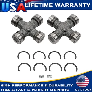 Pair Premium Driveshaft Universal Joints Front / Rear for Moog 534G KY - Picture 1 of 18