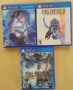 Final Fantasy X | X-2 HD, XII y XV Royal Bundle (PlayStation 4, PS4, 10-12-15) - Imagen 1 de 5