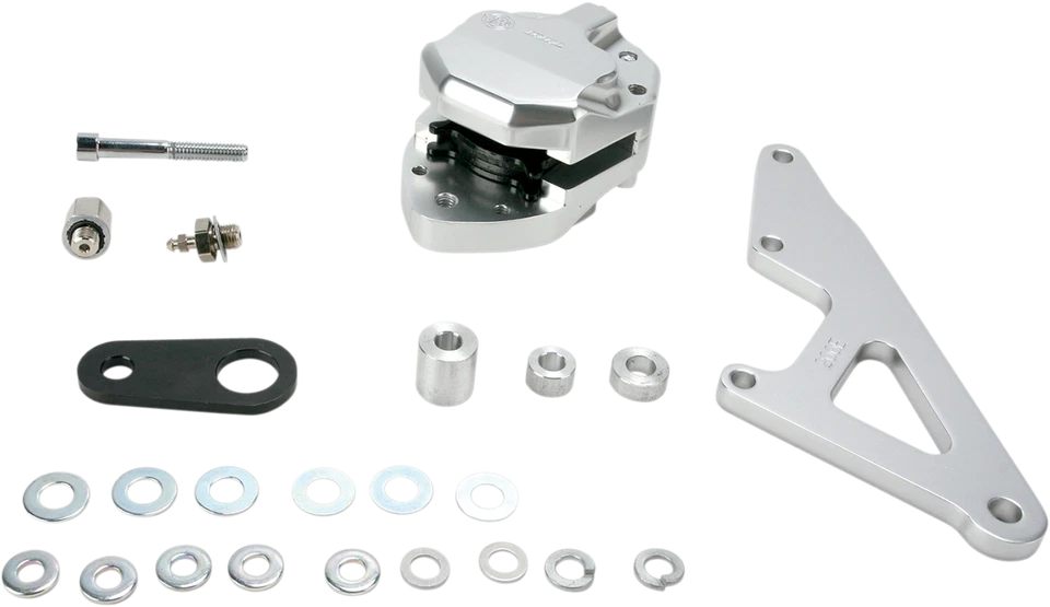 Pinzas de freno delanteras GMA Engineering de 2 pistones clásicas anodizadas transparentes GMA-200E Foto 1 de 1