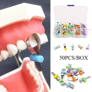 Dental Dies 50 Pieces Metal Without Bracket Autoclavable For Crown Bridges - Picture 1 of 13