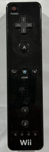 Nintendo Wii Remote Controller black Tested And Working - Picture 1 of 2