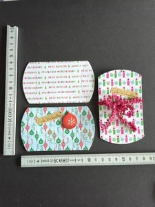 3xtolle Geschenkverpackung Geldgeschenk ca. 9 X 6 cm Weihnachtsmotive - Bild 1 von 1