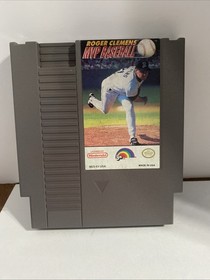 Roger Clemens' MVP Baseball (Nintendo Entertainment System NES, 1985)(Working)