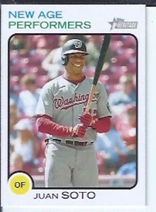 Juan Soto 2022 Topps Heritage New Age Performers - Picture 1 of 1