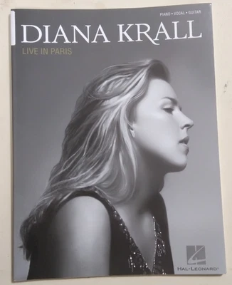 songbook DIANA KRALL " LIVE IN PARIS  " piano vocal guitar - Image 1 of 4