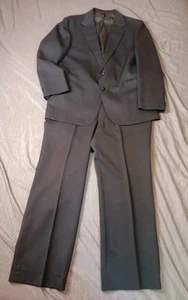 CHAQUETA TRAJE AÑOS 70 WESTERN WEAR LEVIS GRIS DOS PIEZAS 2 PIEZAS 46R PANTALONES 40 x 31 DE COLECCIÓN - Imagen 1 de 24