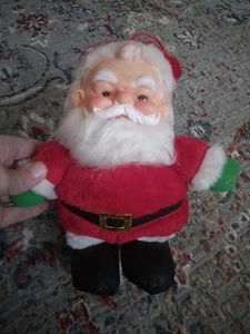 Dakin Santa Doll 1983 Vinyl Face Christmas Vintage Fun Farm St. Nick Jolly - Picture 1 of 10