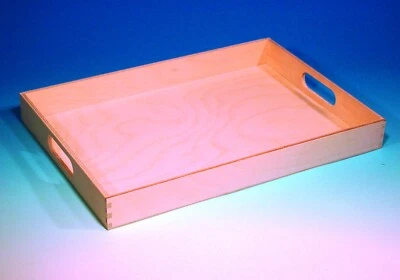 Serviertablett - Holztablett  400 x 280 x 40 mm # 1812.2331 - Bild 1 von 4