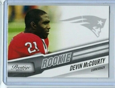 Devin McCourty - 2010 Playoff Prestige #232 - Rookie Card -New England Patriots  - Image 1 of 2