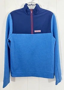 Vineyard Vines Performance Sweater Blue Pullover Sweatshirt Size XL 18 - Picture 1 of 9