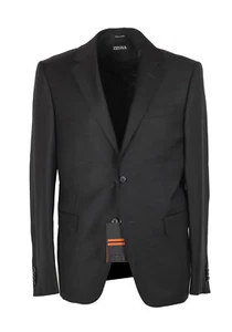 ZEGNA Signature Tailored Black Suit Size 52S IT / 42S U.S. New With Tags - Picture 1 of 7