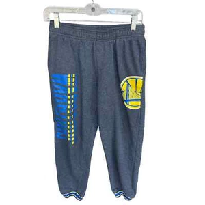 NBA Golden State Warriors Joggers Youth XL 18/20 Gray Basketball Pockets - Picture 1 of 9