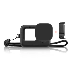 PULUZ Silicone Protective Case with Strap & Lens For GoPro HERO12 11 10 9 Black - Picture 1 of 8