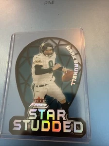 2000 Fleer Focus Mark Brunell STAR STUDDED DIE CUT ACETATE card #8 Jaguars MINT - Picture 1 of 2