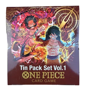 One Piece Card Game Tin Pack Set Vol 1 Display New English - Picture 1 of 4