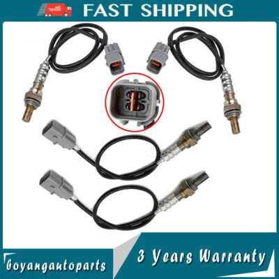 4 peças sensor de oxigênio O2 upstream + downstream para Hyundai Santa Fe 2.7L V6 2003-2006 - Imagem 1 de 4