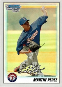 MARTIN PEREZ  CARD #BCP119 BUY ANY 2 ITEMS FOR 50% OFF   B225R3S1P89