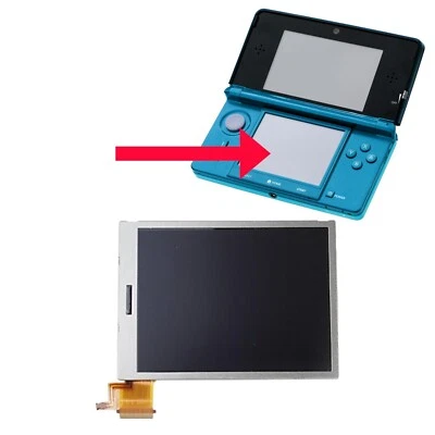 Original Nintendo 3DS Replacement Lower Bottom LCD Screen Display - Image 1 of 3