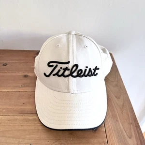 Titleist New Era Hat Golf Cap Footjoy FJ Low Profile 58.7cm White Embroidered - Picture 1 of 24