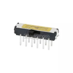 10 PIEZAS MINI interruptor de deslizamiento 4P2T DIP deslizamiento 12 pines 2 posiciones mini interruptores de palanca - Imagen 1 de 5