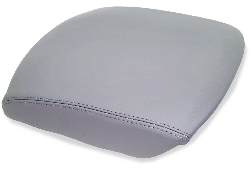 Fits 03-08 Honda Pilot Faux Leather Armrest Center Console Cover Gray — 第 1/1 张图片