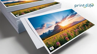 100 Blatt 13x18 120g/m² Inkjet Tinte Fotopapier Super High Glossy microporös top - Bild 1 von 3