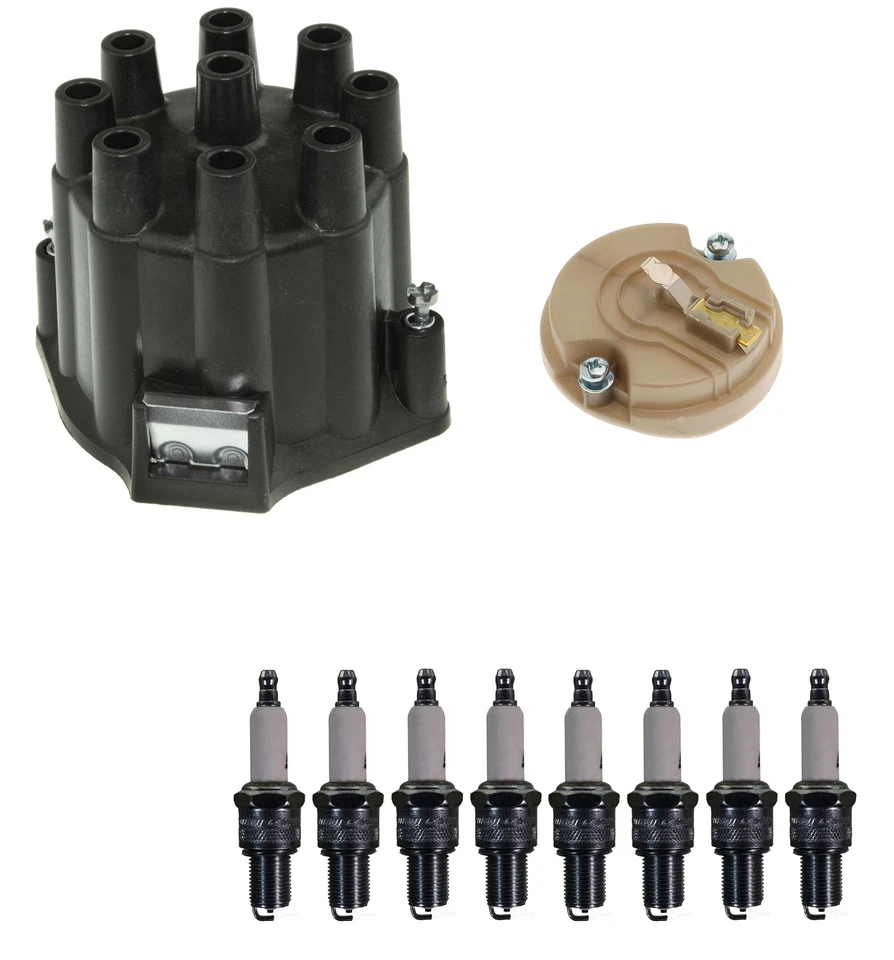 Kit de tapa de rotor y bujías de distribuidor ACDelco para Chevy Impala Camaro GMC K15 Foto 1 de 1