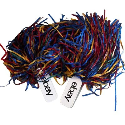 eBay Open Logo Pompones 2023 eBayana Swag 16" Multicolor Juego de 2 Coleccionables Foto 1 de 3